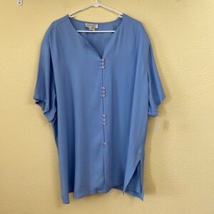 Impressions Woman Periwinkle Blouse
